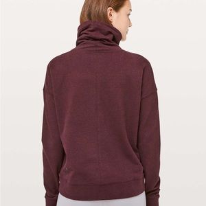 lululemon Go Forward pullover in Bordeaux drama